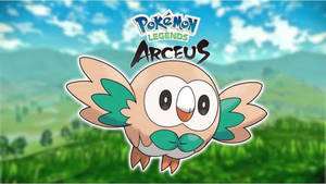 Pokémon Legends Arceus Rowlet -taustakuva — Pokémon legends arceus Taustakuvat
