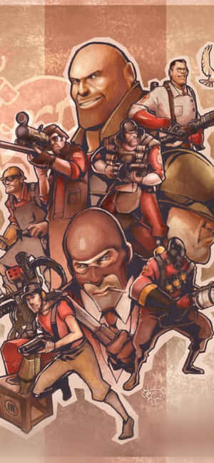 Iphone Xs Max Team Fortress 2 Taustakuva — Galaxy A Taustakuvat