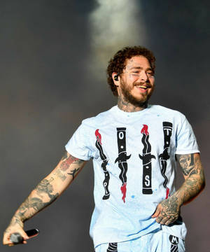 Post Malone 2019 Sziget-festivaali -taustakuva — Motorola Razr Ultra 2026 Taustakuvat