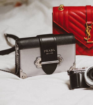 Prada- ja YSL-laukut -taustakuva — Nubia Flip Taustakuvat