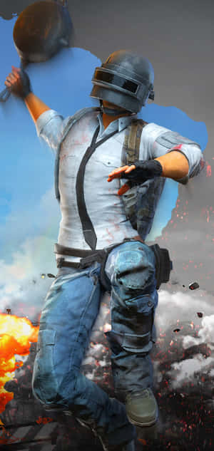 PUBG Conqueror -paistinpannu — Xiaomi 18 Pro Max Taustakuvat