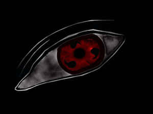Punainen Sharingan-silmäpiirros — Naruto symbol Taustakuvat