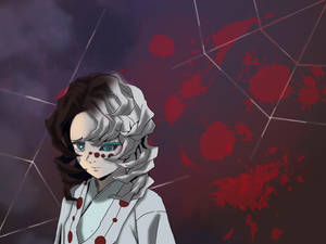 Puoliverinen Rui Demon Slayer -taustakuva