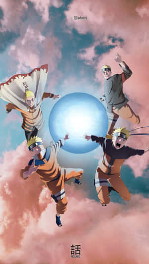 Naruto esteettinen puhelin — Naruto iPhone GIF Taustakuvat