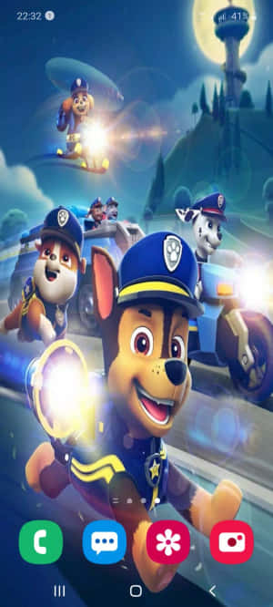 Skye Paw Patrol — Galaxy A57 Taustakuvat
