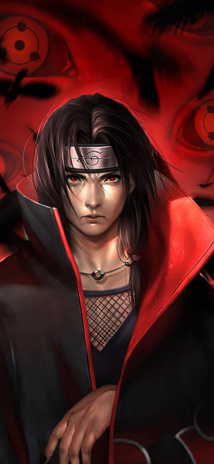 Realistic Itachi Uchiha — iPhone 17 Pro Taustakuvat