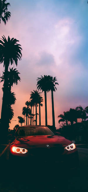 Red BMW Series 3 Car iPhone — Galaxy S25 FE Taustakuvat