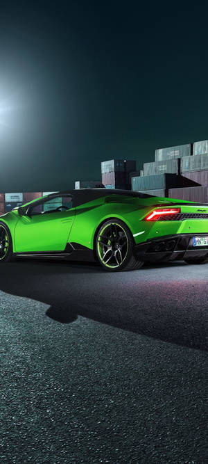 Redmi Note 10 Vihreä Lamborghini Huracán — OnePlus Nord 4 Taustakuvat