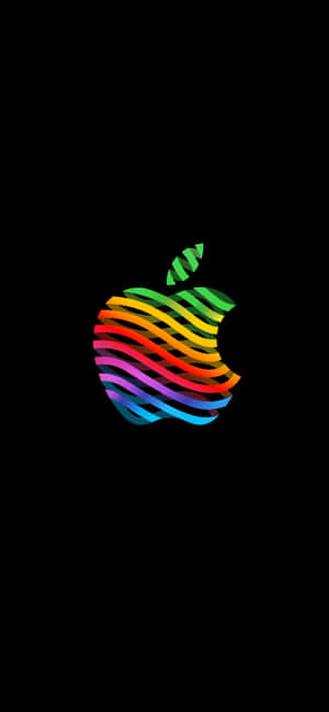 Retro Apple-logo — iPhone X Taustakuvat