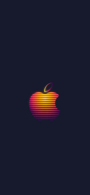 Retro Apple -logo — Samsung S23 Taustakuvat