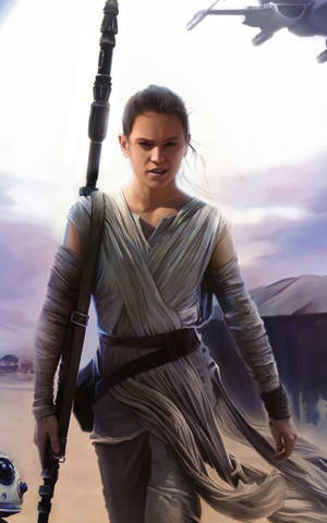 Rey Skywalker Star Wars Tabletti — Huawei MatePad Mini Taustakuvat
