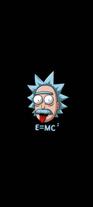 Rick ja Morty Cool Einstein -juliste — Pixel 11 Taustakuvat
