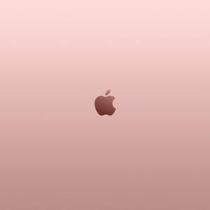 Rose Gold -esteettinen Applen logo — Ruusukulta estetiikka Taustakuvat
