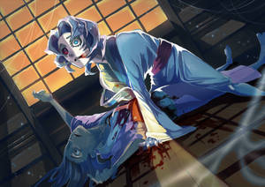 Rui Demon Slayer talossa taustakuva