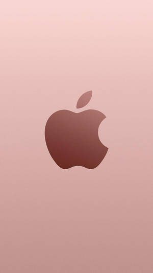 Ruusukultainen Applen logo iPhone SE — iPhone Se Taustakuvat