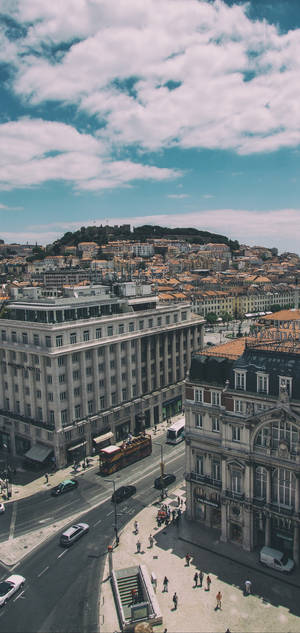S10 Lissabon Portugali rakennukset -taustakuva — iPhone 17 Pro Max Taustakuvat