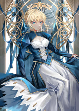 Saber Fate Stay Night — Vivo Pad5e Taustakuvat