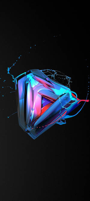 Samsung S21 Ultra Iridescent Triangle Taustakuva — iPhone 15 Pro Max Taustakuvat