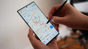 Samsung S23 Ultra Google Mapsin käyttö S Pen -kynällä