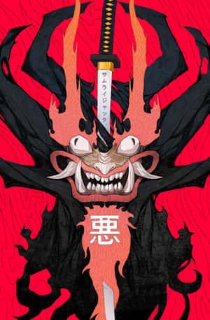 Samurai Jack – menneisyyden, tulevaisuuden ja nykyhetken mestari — Oppo Pad Taustakuvat
