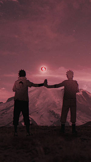 Sasuke ja Naruto iPhone Anime Takakuva — Naruto ja sasuke Taustakuvat