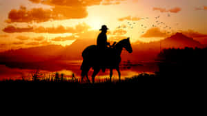 1920x1080 Red Dead Redemption 2 -taustakuva — Auringonlasku Taustakuvat