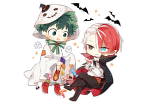 My Hero Academia Halloween [taustakuva] — Manga GIF Taustakuvat