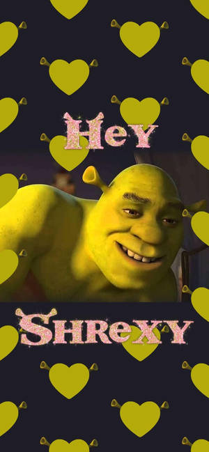 Shrek hei Shrexy taustakuva — iPhone 13 Mini Taustakuvat