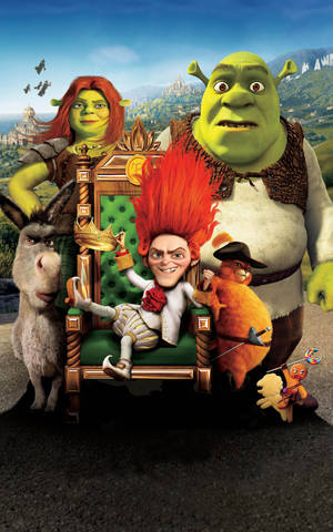 Shrek ikuisesti -taustakuva — Lenovo ThinkTab X11 Gen 1 Taustakuvat