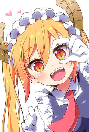 Siisti Anime-tyttö PFP Lohikäärme Tohru