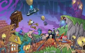 Siisti Fortnite-tausta
