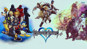 Siisti Kingdom Hearts -logonäyttö