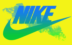 Siisti Nike-merkki liukuvärillä