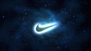 Siisti Nike-tavaramerkki avaruudessa