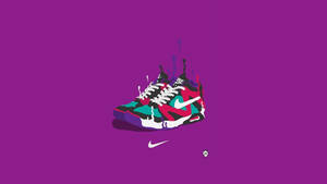 Siistit Nike-kengät digitaalinen taide