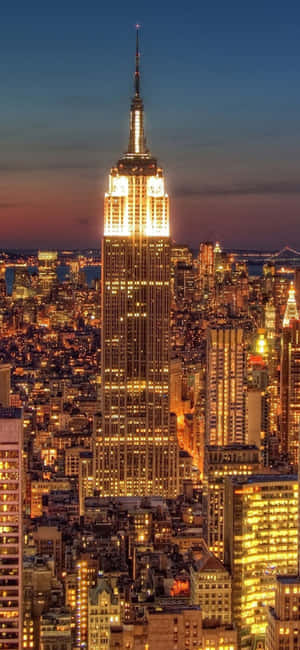 Iphone Xs New York -kaupunkitausta — Tecno Camon 40 Premier Taustakuvat