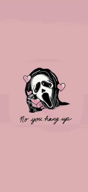 Pink Halloween Background — Moto E14 Taustakuvat