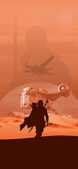 Siluetti Star Wars iPhone 6 Plus — Galaxy S26 Taustakuvat