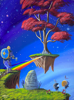 Skandinaavisen mytologian mystinen Bifrost-silta — Galaxy Z TriFold Taustakuvat