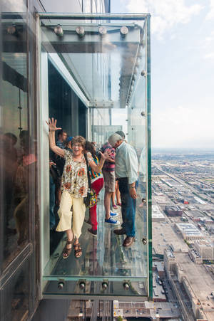 Skydeck Chicago Willis Tower — Xiaomi Pad 7S Pro 12.5 Taustakuvat