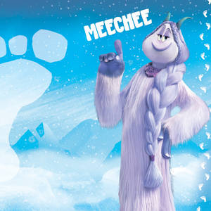 Smallfoot naaras Yeti, Meechee taustakuva — Pixel Watch 5 Taustakuvat