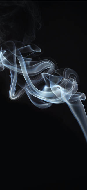 Smoke On Black Apple Iphone Background — iPhone 16 Taustakuvat