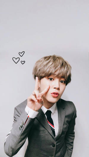 Söpö BTS Jimin univormussa — Söpö BTS Taustakuvat