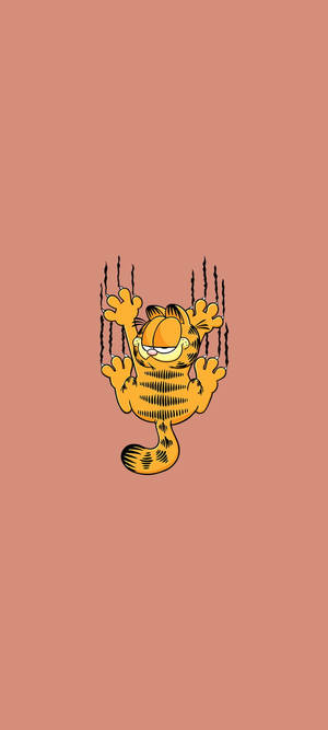 Söpö esteettinen piirros Garfield — Honor Magic V5 Taustakuvat