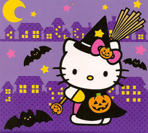 Söpö Halloween-noita