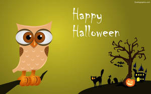 Söpö Halloween-pöllö