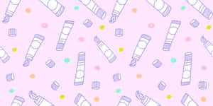 Söpö Kawaii Pinkki Taustakuva — Pinkki anime estetiikka Taustakuvat