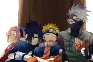Söpö Naruto Tiimi 7 — Suloisen Naruto Taustakuvat