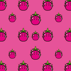 Söpö vaaleanpunainen kawaii-taustakuva — iPad Taustakuvat
