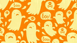 Söpöt esteettiset Halloween-kummitukset